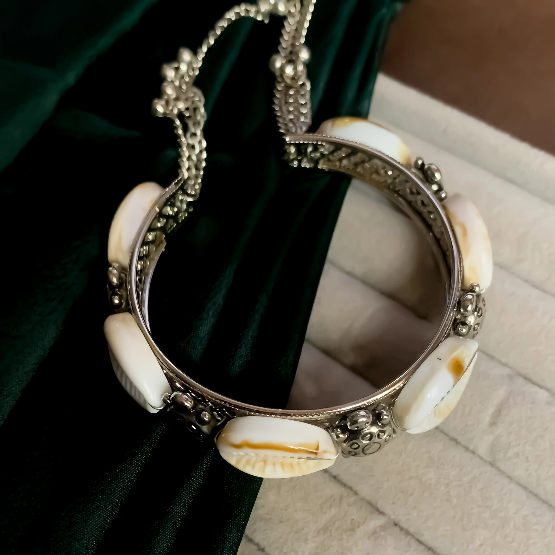 Aqua Shell Bracelet - Image 6