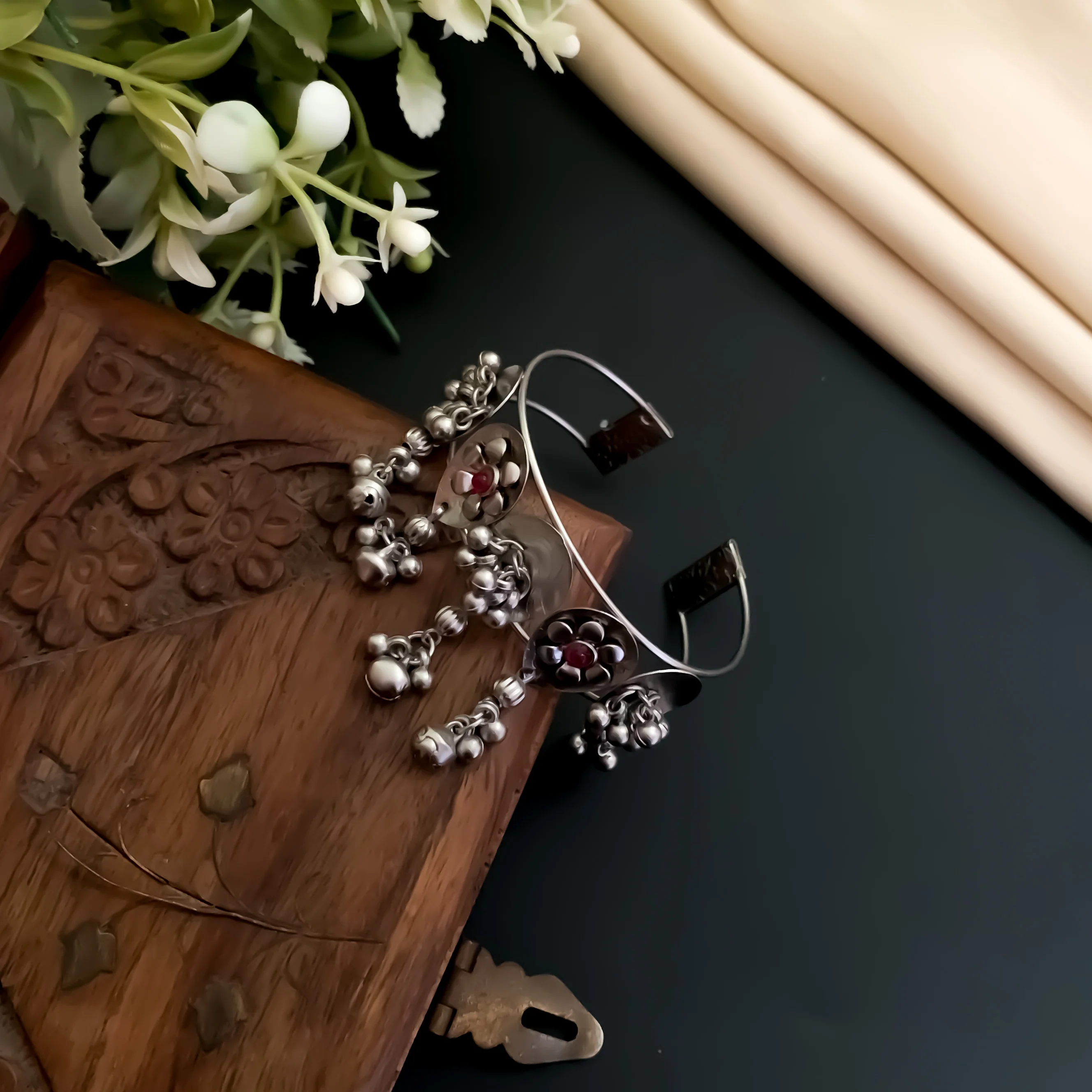 Manjari Ghungroo Adjustable Bracelet/Kada - Image 3
