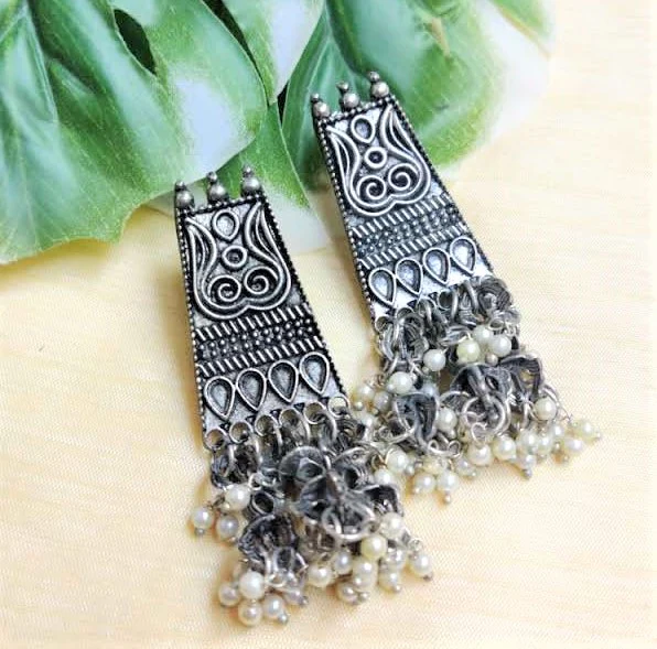 Pearl Loaded Sla Earrings