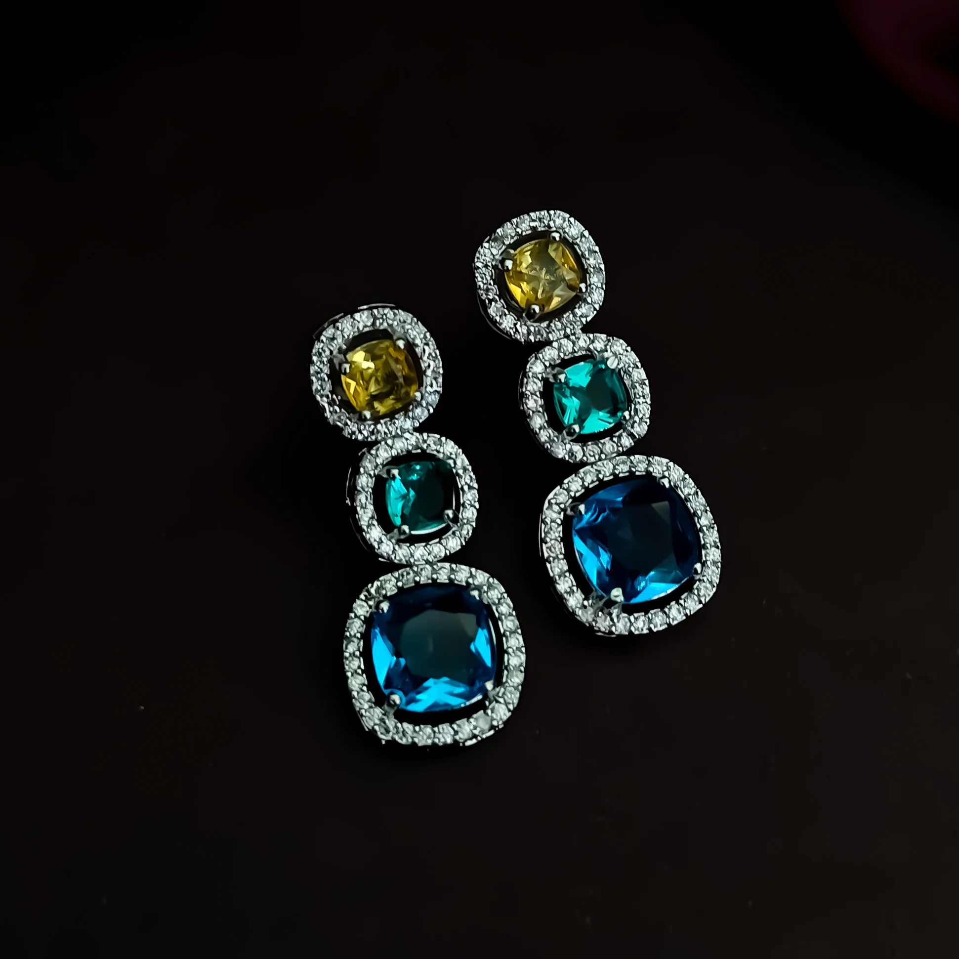 Rhea AD Necklace Set - Multi (Assorted Ad Colors ) - Image 4