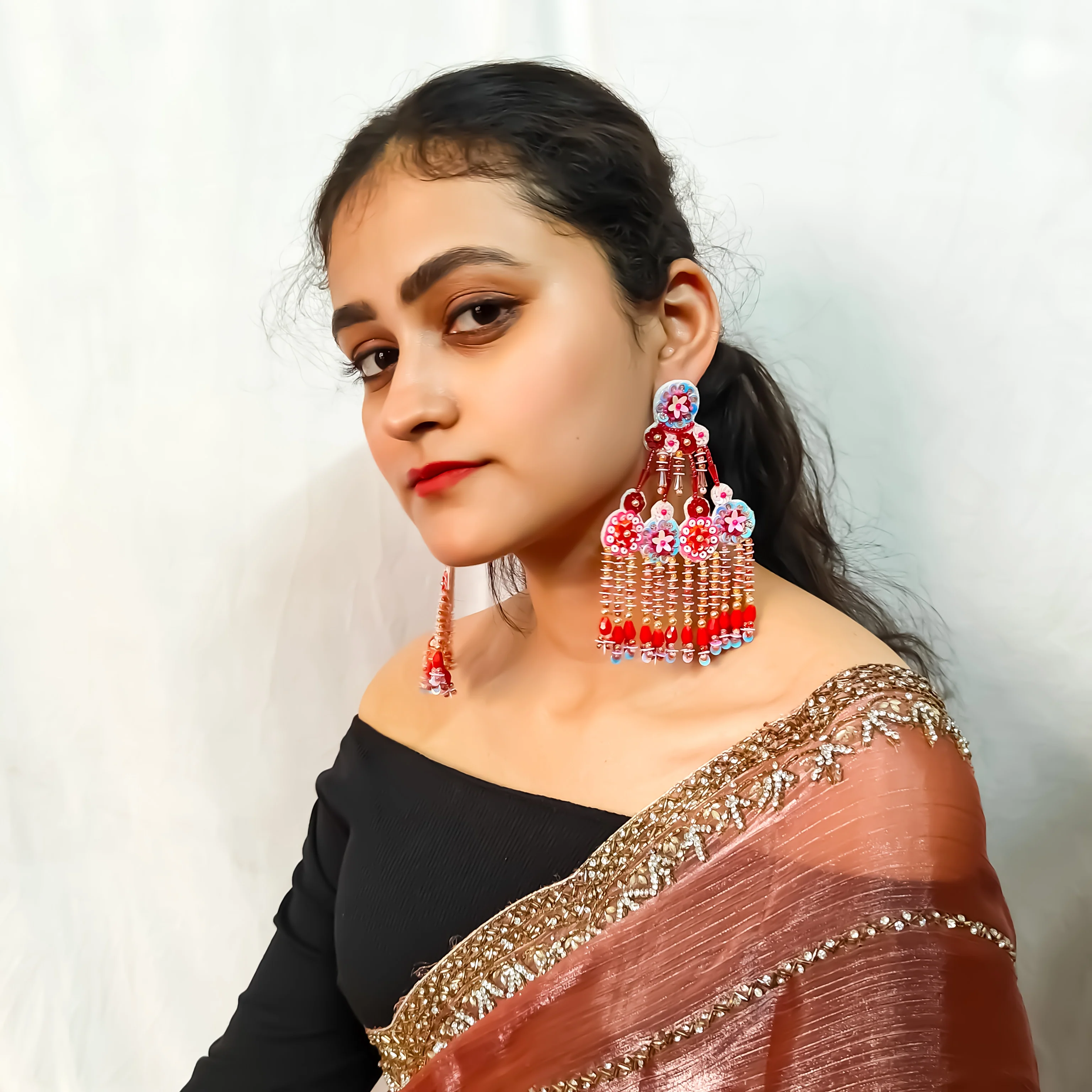 Ibadat Designer Handcrafted Earrings - Image 6