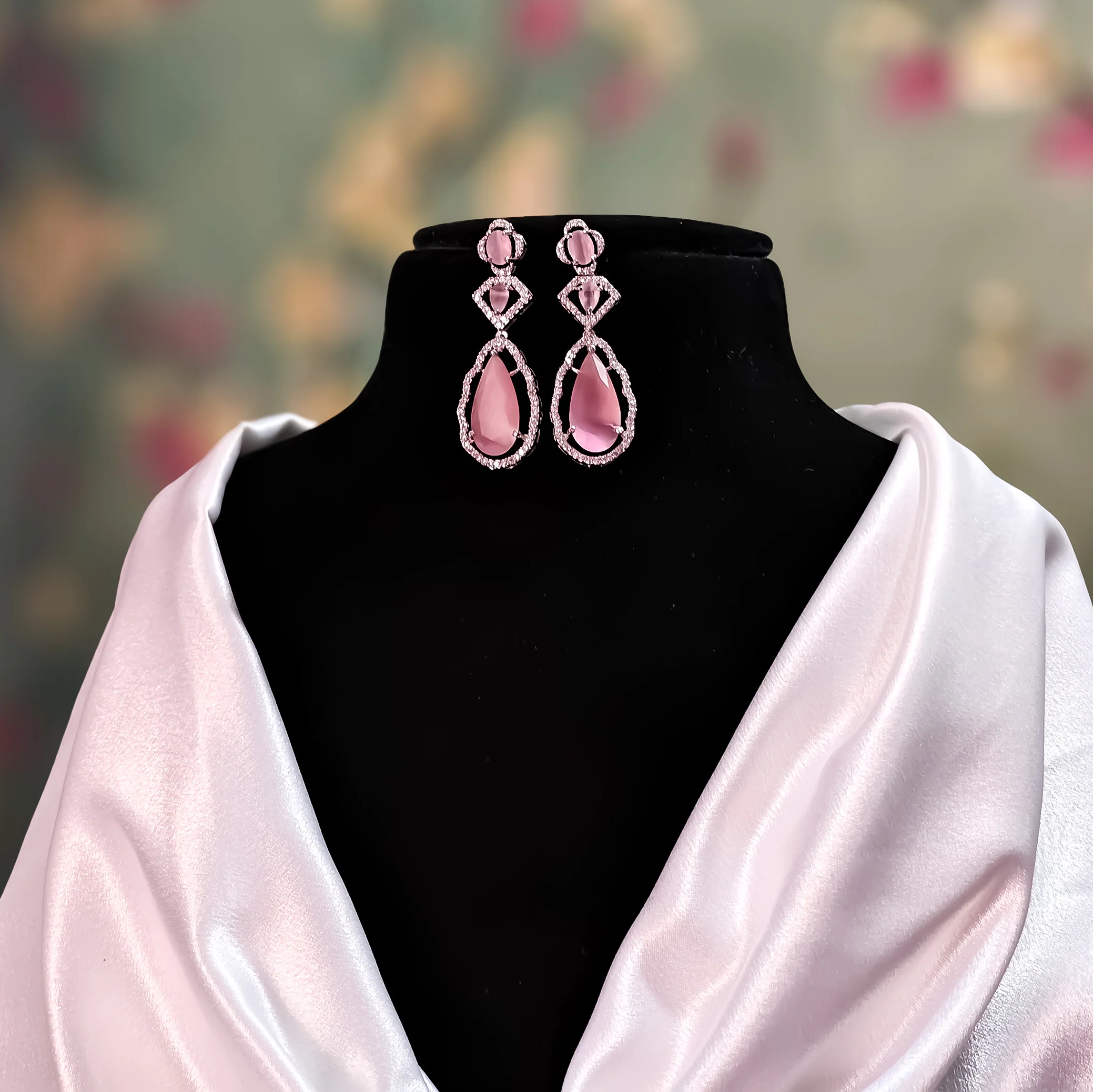 Sophie AD Necklace Set - Pastel Pink - Image 5