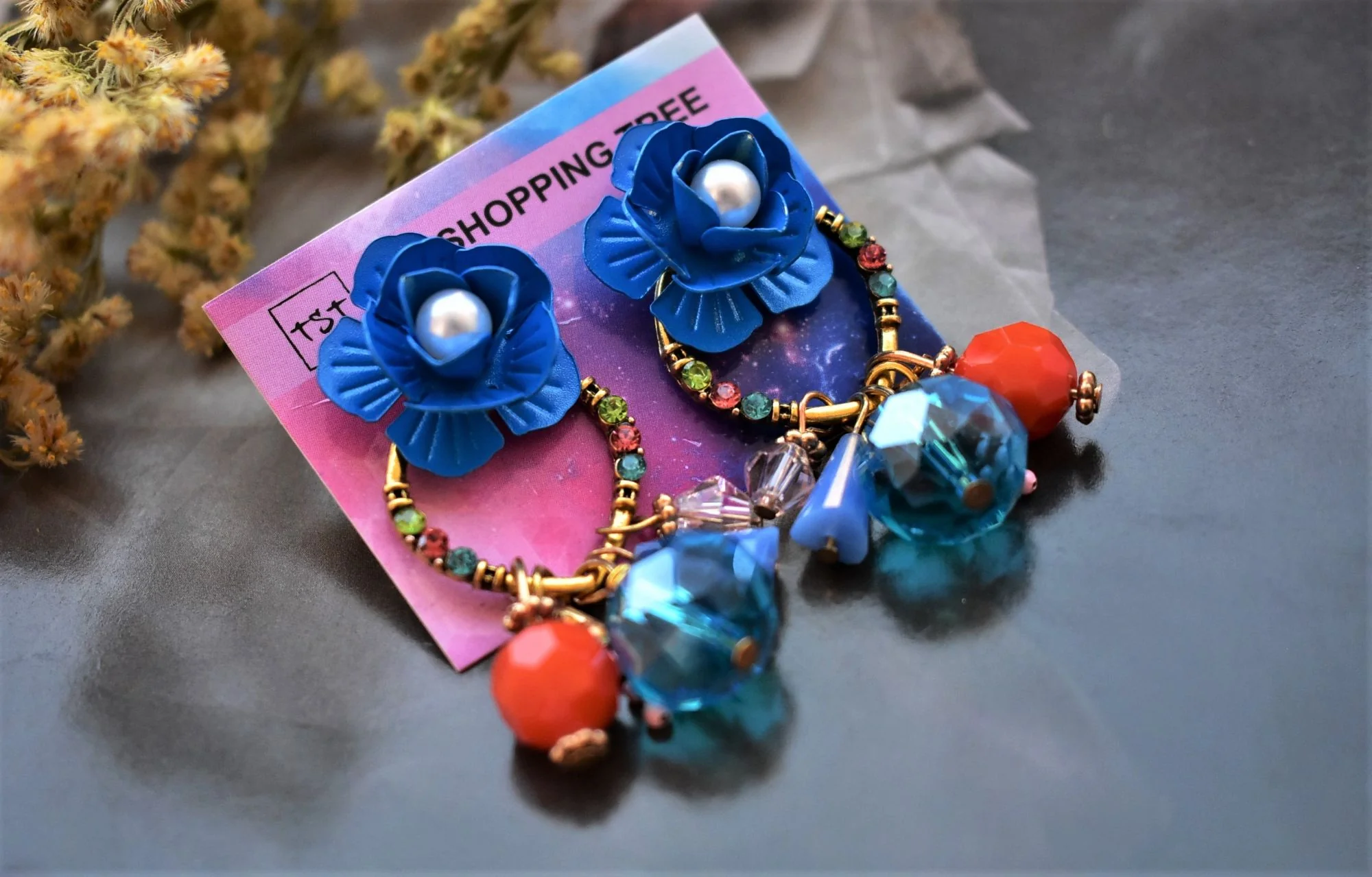 THE ESSENCE OF SPRING - EMBELLISHED CUTE EARRINGS - Image 2