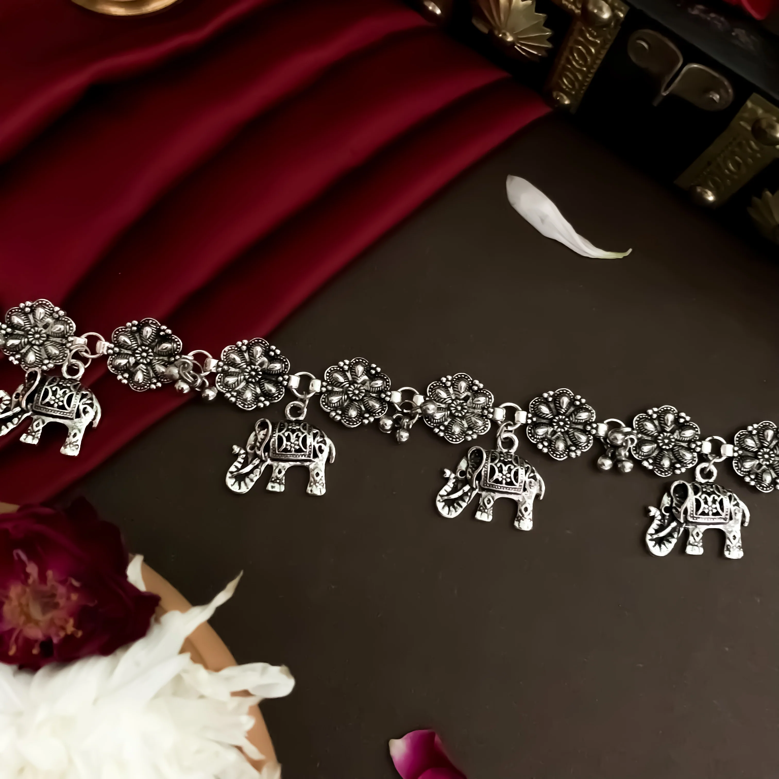 Gajraj Silver Hip Belt - Image 4